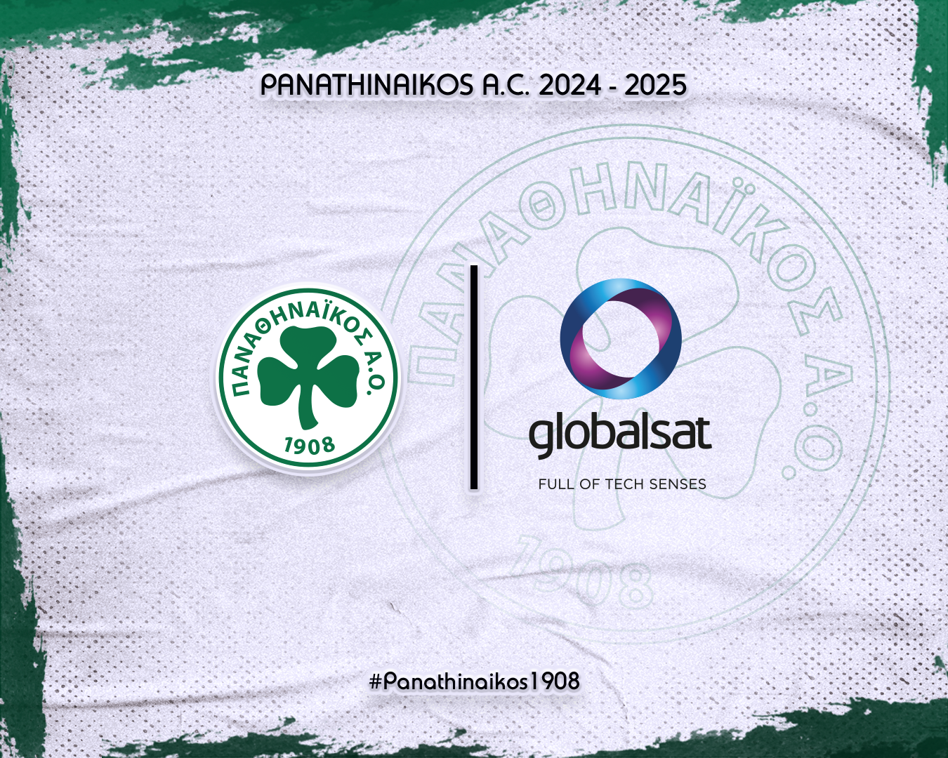 Globalsat announces the renewal of its partnership with Panathinaikos Club for season 2024-25